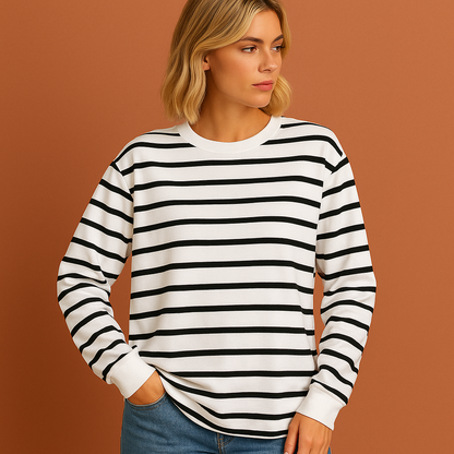 Striped sweatshirt for women | Merel