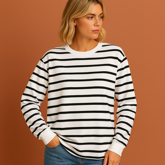 Striped sweatshirt for women | Merel