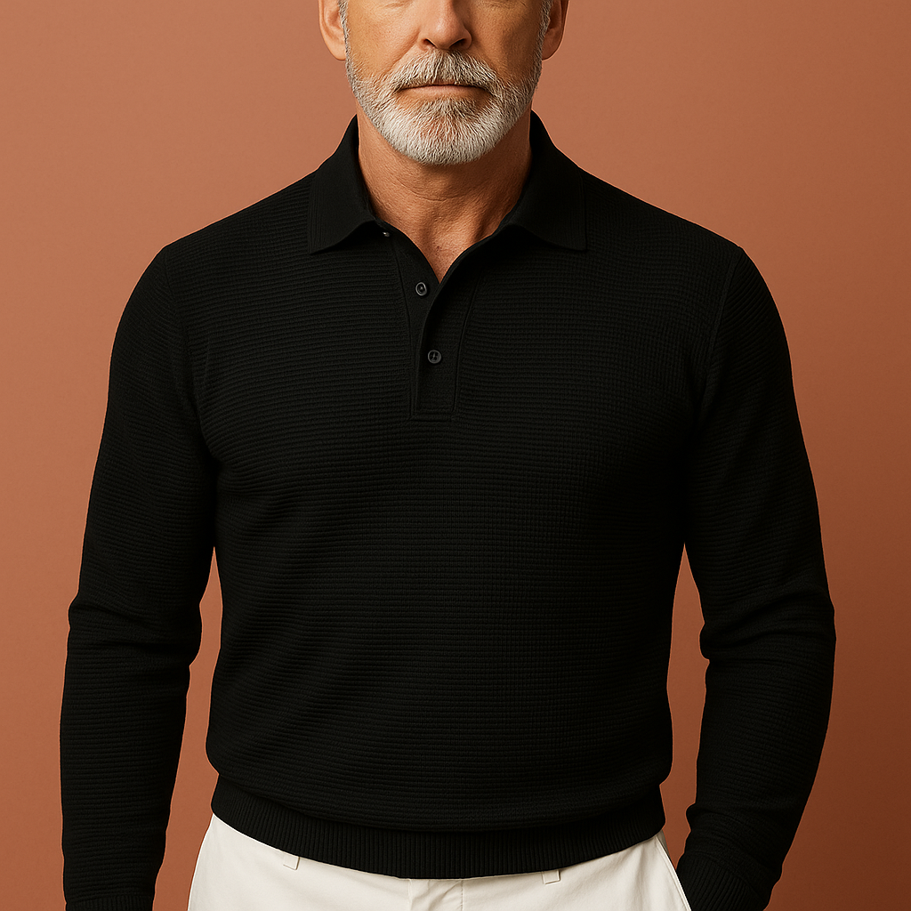 Comfortable polo sweater for men | Nino