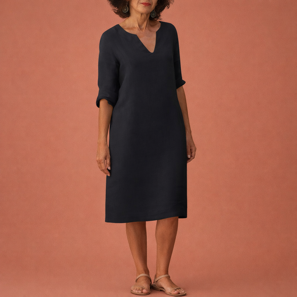 Midi summer dress for women with an elegant fit | Tessa