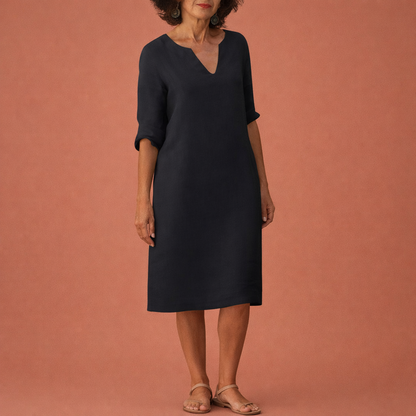 Midi summer dress for women with an elegant fit | Tessa