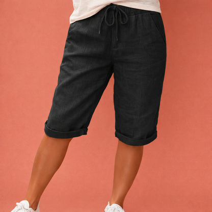 Comfortable Cotton Shorts for Women with Elegant Fit | Liora