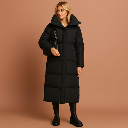 Long winter coat for women with an elegant fit | Iris