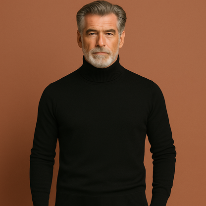 Elegant turtleneck sweater for men with a comfortable fit | Daan
