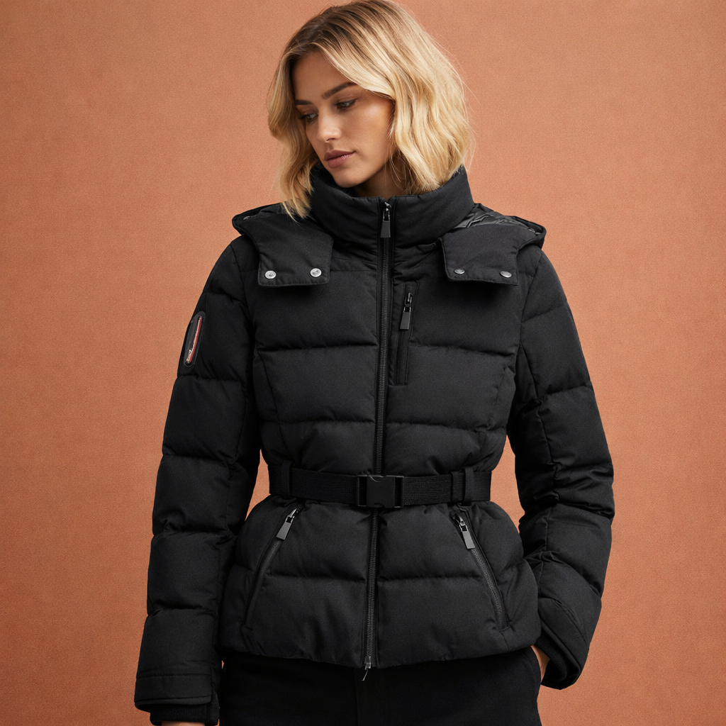 Tailored Winter Coat with Stand-Up Collar for Women | Cobie