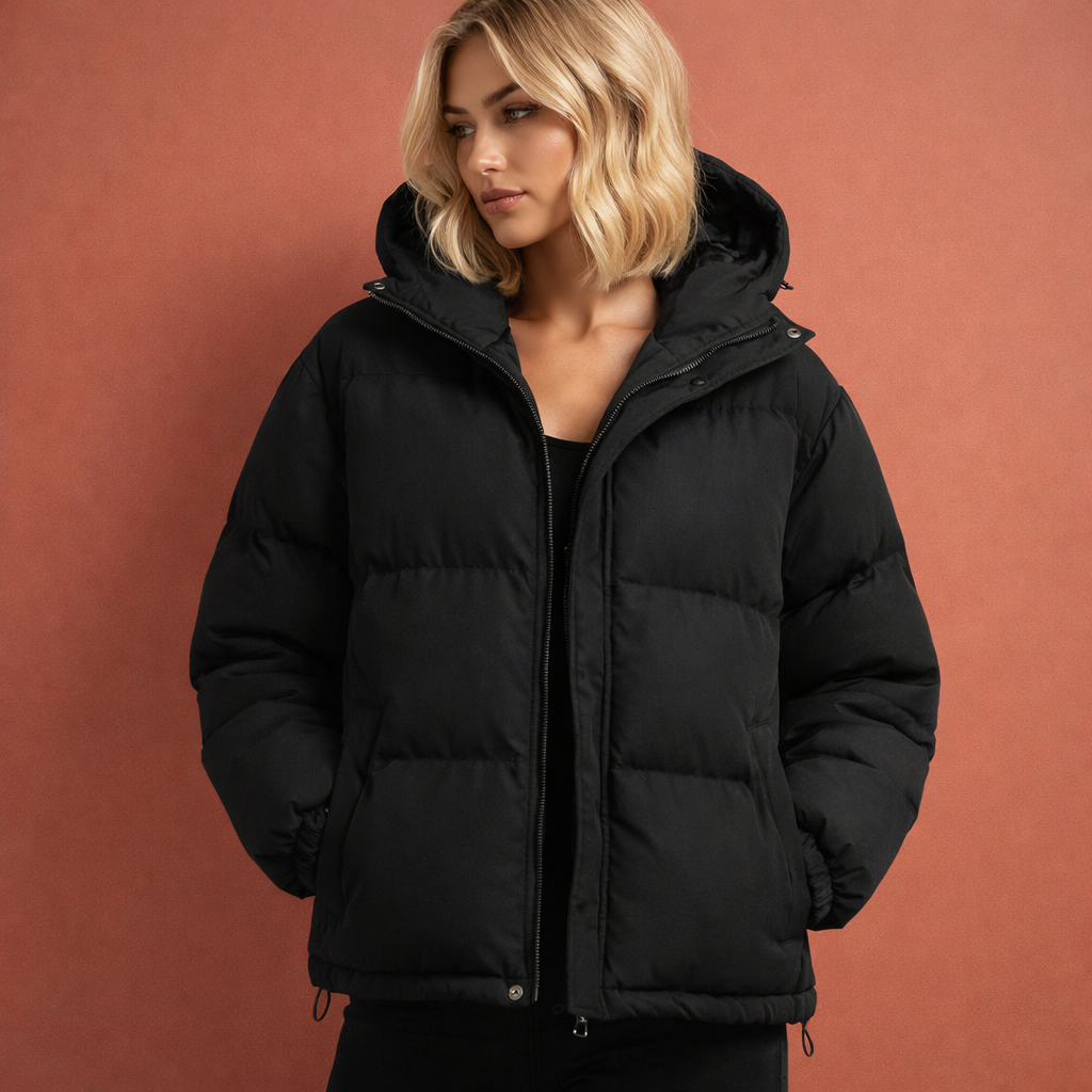 Comfortable Padded Jacket with Hood for Women | Betje