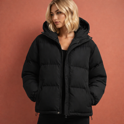 Comfortable Padded Jacket with Hood for Women | Betje