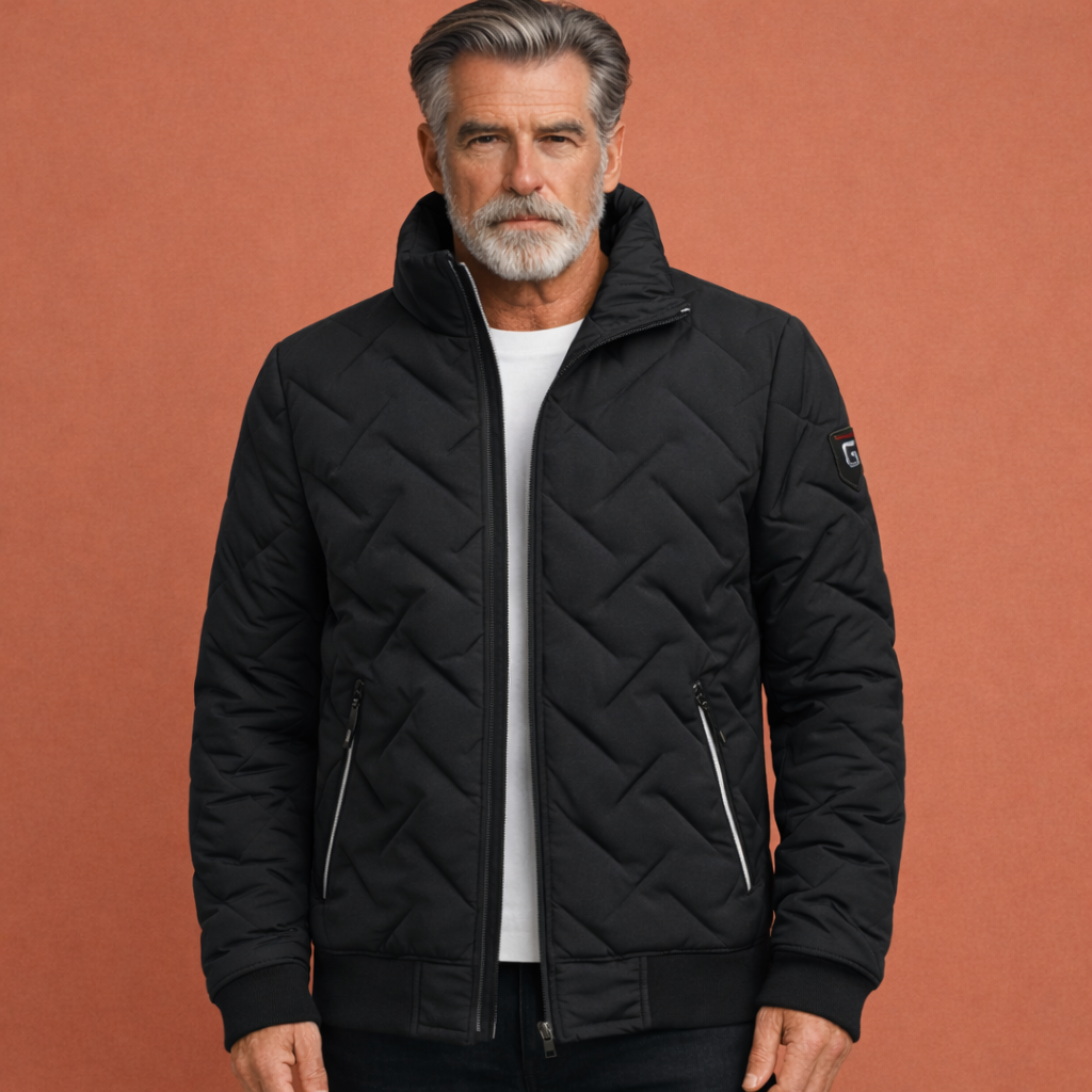 Warm Padded Winter Jacket for Men with Modern Look | Hubert
