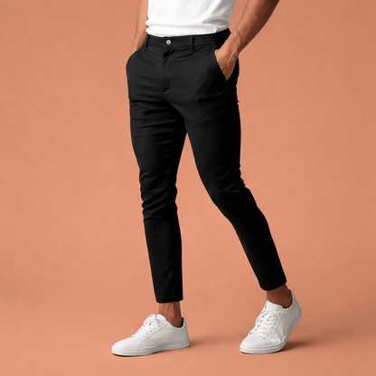 Slim-fit chino pants for men with tapered legs | Tobias