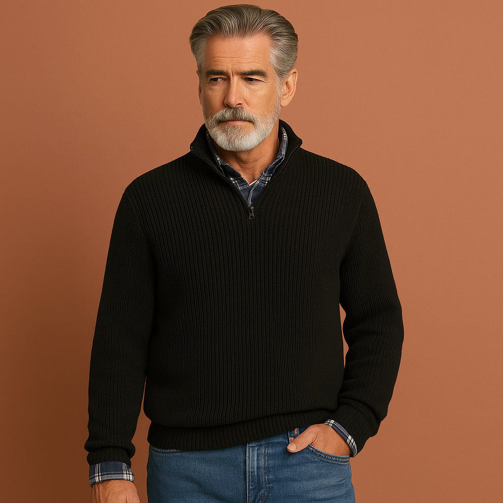 Oversized knitted sweater for men | Lars