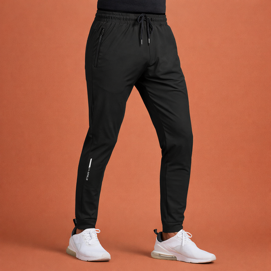 Sporty men's training pants with zip pockets and elastic waistband | Dylan