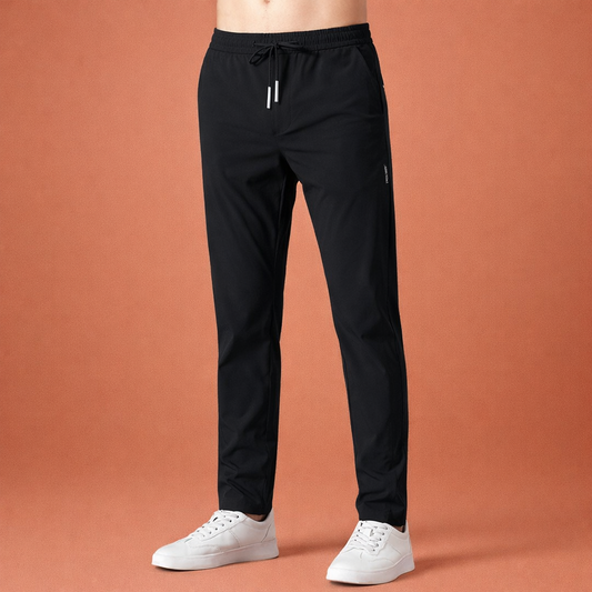 Quick-drying stretch trousers for men with adjustable waist and straight legs | Harmen