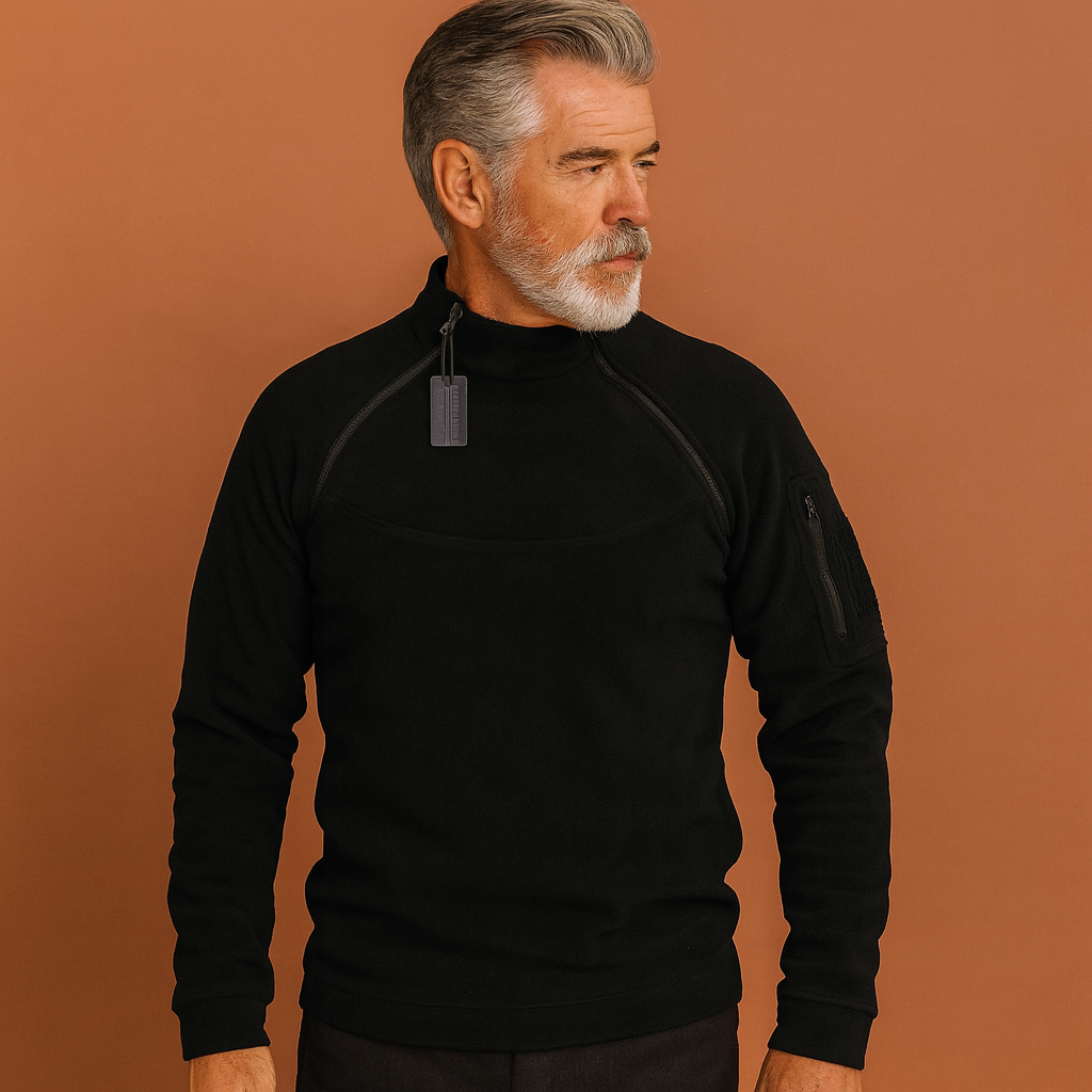 Windproof Tactical Fleece Sweater for Men | Rimo