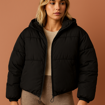 Stylish oversized quilted jacket for women | Lova