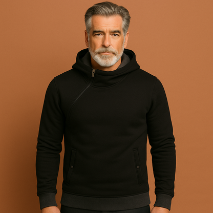 Slim-fit hoodie with contrasting details for men | Milan
