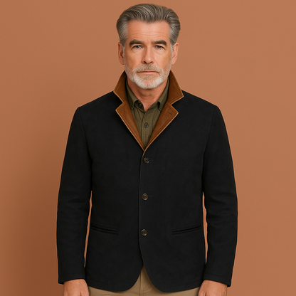 Stylish suede blazer for men | Guus