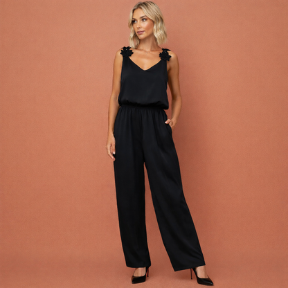 Stylish jumpsuit with a flattering fit for women | Katrien