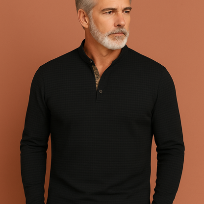 Stylish Long Sleeve Polo for Men | Dante