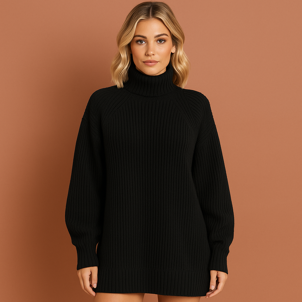 Comfortable sweater dress with modern fit for women | Kate