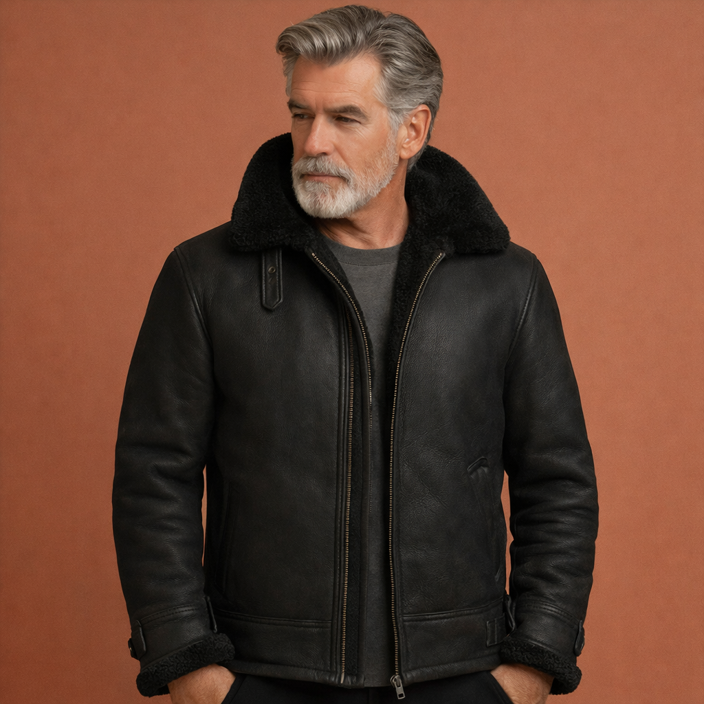Warm winter jacket with a comfortable fit for men | Henry