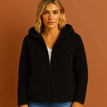 Comfortable winter coat with hood for women | Eve